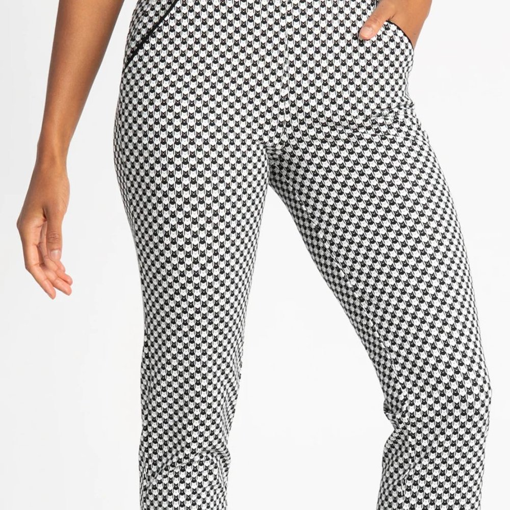 Catstooth Straight Leg Pants